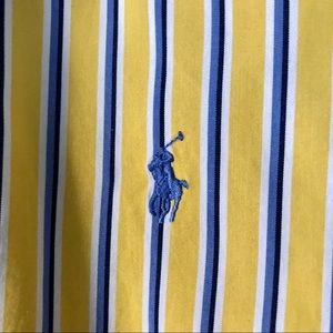 Ralph Lauren Long Sleeve Shirt - Yellow/Blue